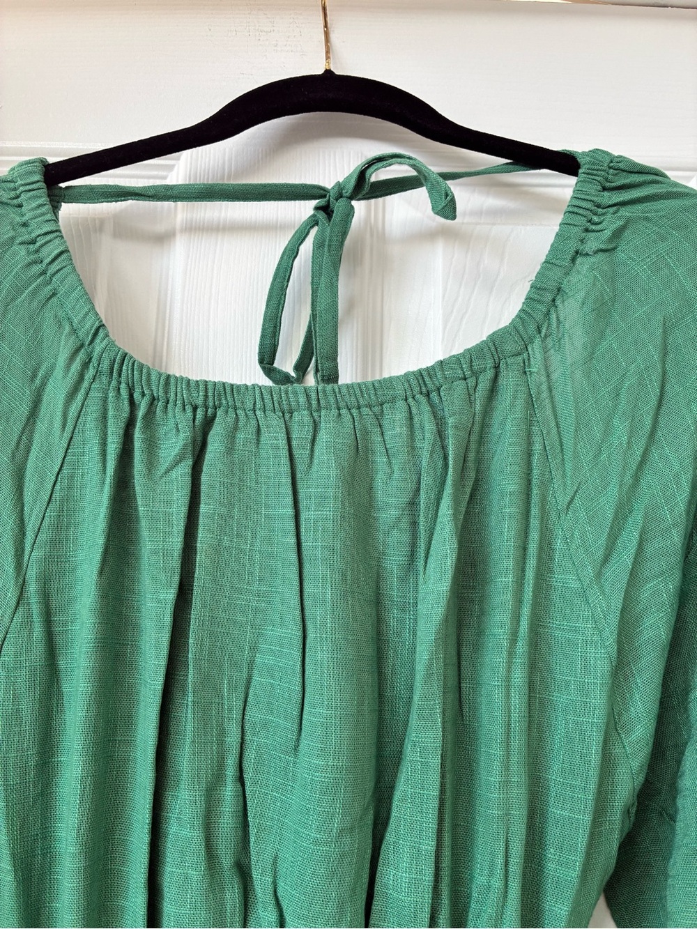 Free People Green Tiered Backless Maxi Dress - Picture 8 of 8
